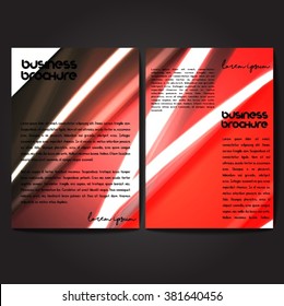 Vector brochure template design, A4 size with colorful polygonal pattern. Professional business flyer template or corporate banner design, can be use for publishing, print and presentation.