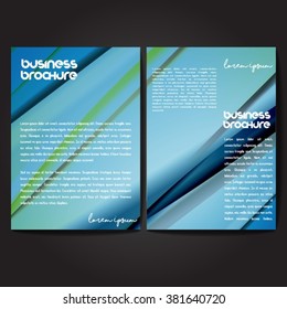 Vector brochure template design, A4 size with colorful polygonal pattern. Professional business flyer template or corporate banner design, can be use for publishing, print and presentation.