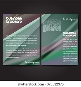 Vector brochure template design, A4 size with colorful polygonal pattern. Professional business flyer template or corporate banner design, can be use for publishing, print and presentation.