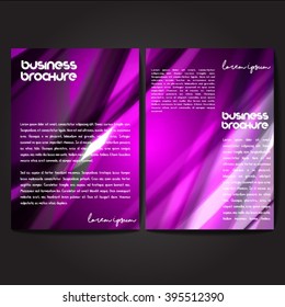 Vector brochure template design, A4 size with colorful polygonal pattern. Professional business flyer template or corporate banner design, can be use for publishing, print and presentation.