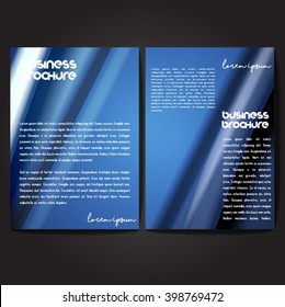 Vector brochure template design, A4 size with colorful polygonal pattern. Professional business flyer template or corporate banner design, can be use for publishing, print and presentation.