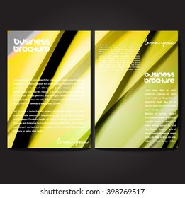 Vector brochure template design, A4 size with colorful polygonal pattern. Professional business flyer template or corporate banner design, can be use for publishing, print and presentation.