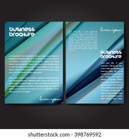 Vector brochure template design, A4 size with colorful polygonal pattern. Professional business flyer template or corporate banner design, can be use for publishing, print and presentation.