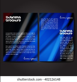 Vector brochure template design, A4 size with colorful polygonal pattern. Professional business flyer template or corporate banner design, can be use for publishing, print and presentation.