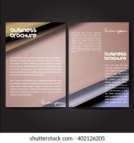 Vector brochure template design, A4 size with colorful polygonal pattern. Professional business flyer template or corporate banner design, can be use for publishing, print and presentation.