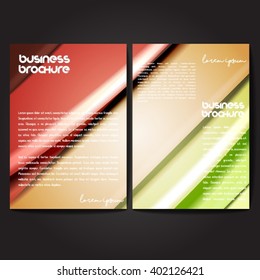 Vector brochure template design, A4 size with colorful polygonal pattern. Professional business flyer template or corporate banner design, can be use for publishing, print and presentation.