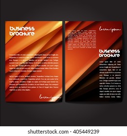 Vector brochure template design, A4 size with colorful polygonal pattern. Professional business flyer template or corporate banner design, can be use for publishing, print and presentation.