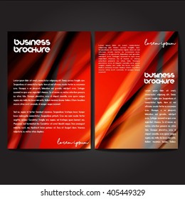 Vector brochure template design, A4 size with colorful polygonal pattern. Professional business flyer template or corporate banner design, can be use for publishing, print and presentation.