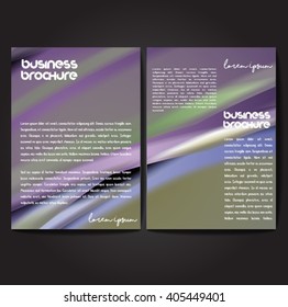 Vector brochure template design, A4 size with colorful polygonal pattern. Professional business flyer template or corporate banner design, can be use for publishing, print and presentation.