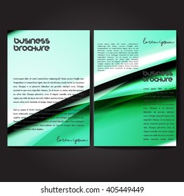 Vector brochure template design, A4 size with colorful polygonal pattern. Professional business flyer template or corporate banner design, can be use for publishing, print and presentation.