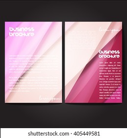 Vector brochure template design, A4 size with colorful polygonal pattern. Professional business flyer template or corporate banner design, can be use for publishing, print and presentation.