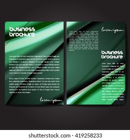 Vector brochure template design, A4 size with colorful polygonal pattern. Professional business flyer template or corporate banner design, can be use for publishing, print and presentation.