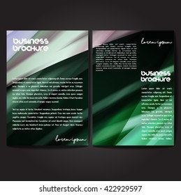 Vector brochure template design, A4 size with colorful polygonal pattern. Professional business flyer template or corporate banner design, can be use for publishing, print and presentation.