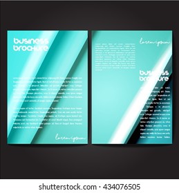 Vector brochure template design, A4 size with colorful polygonal pattern. Professional business flyer template or corporate banner design, can be use for publishing, print and presentation.