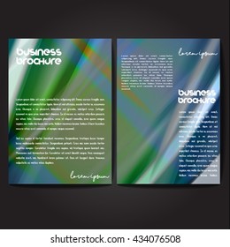 Vector brochure template design, A4 size with colorful polygonal pattern. Professional business flyer template or corporate banner design, can be use for publishing, print and presentation.