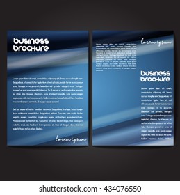 Vector brochure template design, A4 size with colorful polygonal pattern. Professional business flyer template or corporate banner design, can be use for publishing, print and presentation.