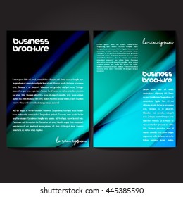 Vector brochure template design, A4 size with colorful polygonal pattern. Professional business flyer template or corporate banner design, can be use for publishing, print and presentation.