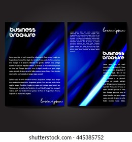 Vector brochure template design, A4 size with colorful polygonal pattern. Professional business flyer template or corporate banner design, can be use for publishing, print and presentation.