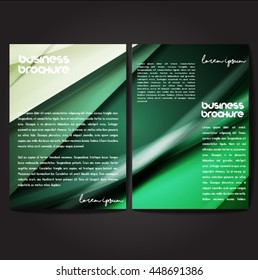 Vector brochure template design, A4 size with colorful polygonal pattern. Professional business flyer template or corporate banner design, can be use for publishing, print and presentation.