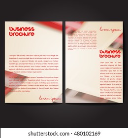 Vector brochure template design, A4 size with colorful wavy polygonal pattern. Professional business flyer template or corporate banner design, can be use for publishing, print and presentation.