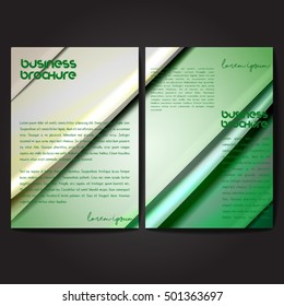 Vector brochure template design, A4 size with colorful wavy polygonal pattern. Professional business flyer template or corporate banner design, can be use for publishing, print and presentation.