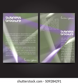 Vector brochure template design, A4 size with colorful polygonal pattern. Professional business flyer template or corporate banner design, can be use for publishing, print and presentation.