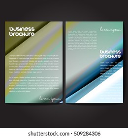 Vector brochure template design, A4 size with colorful polygonal pattern. Professional business flyer template or corporate banner design, can be use for publishing, print and presentation.