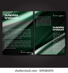 Vector brochure template design, A4 size with colorful polygonal pattern. Professional business flyer template or corporate banner design, can be use for publishing, print and presentation.