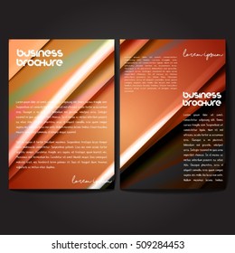 Vector brochure template design, A4 size with colorful polygonal pattern. Professional business flyer template or corporate banner design, can be use for publishing, print and presentation.