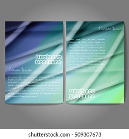 Vector brochure template design, A4 size with colorful polygonal pattern. Professional business flyer template or corporate banner design, can be use for publishing, print and presentation.