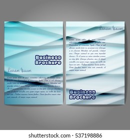 Vector brochure template design, A4 size with colorful polygonal pattern. Professional business flyer template or corporate banner design, can be use for publishing, print and presentation.