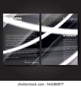 Vector brochure template design, A4 size with colorful wavy polygonal pattern. Professional business flyer template or corporate banner design, can be use for publishing, print and presentation.