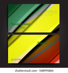 Vector brochure template design, A4 size with colorful wavy polygonal pattern. Professional business flyer template or corporate banner design, can be use for publishing, print and presentation.