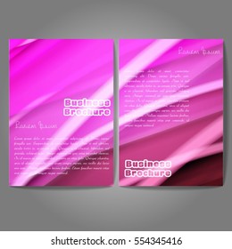 Vector brochure template design, A4 size with colorful polygonal pattern. Professional business flyer template or corporate banner design, can be use for publishing, print and presentation.