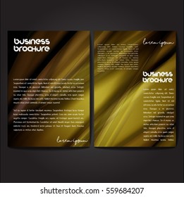 Vector brochure template design, A4 size with colorful wavy polygonal pattern. Professional business flyer template or corporate banner design, can be use for publishing, print and presentation.
