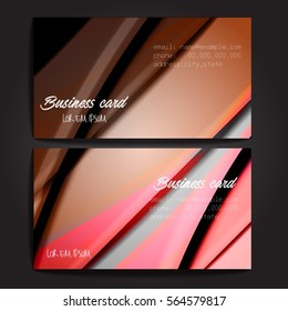 Vector brochure template design, A4 size with colorful wavy polygonal pattern. Professional business flyer template or corporate banner design, can be use for publishing, print and presentation.