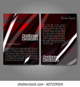 Vector brochure template design, A4 size with colorful polygonal pattern. Professional business flyer template or corporate banner design, can be use for publishing, print and presentation.