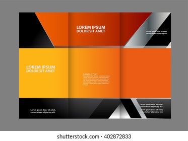 Vector brochure template design elements. EPS 10
