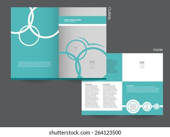 Vector brochure template design. EPS 10