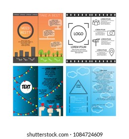 vector brochure Template of flyear, magazines, posters, book cover, banners.