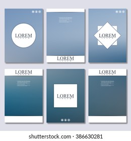 Vector brochure template, flyer, cover magazine