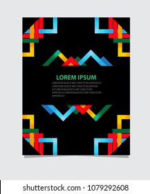 vector brochure template illustration