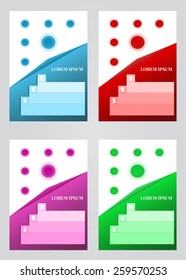 Vector brochure template. Vector illustration.