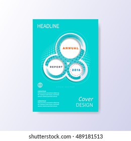 Vector brochure template layout cover design annual report