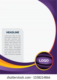 Vector brochure/advertisement/flyer template business use