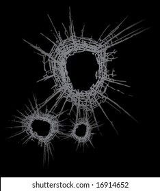 Vector Broken glass