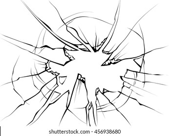 Broken Glass Isolated Stock Illustrations, Images & Vectors | Shutterstock