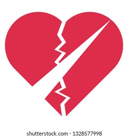 vector broken heart