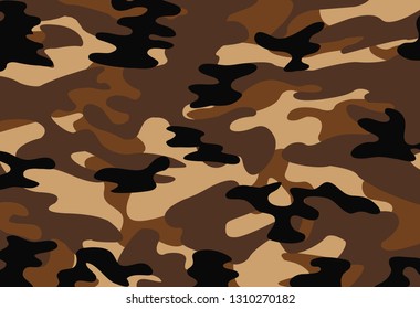 vector of brown camouflage