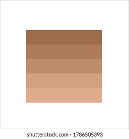 vector brown color palette that has a strong character